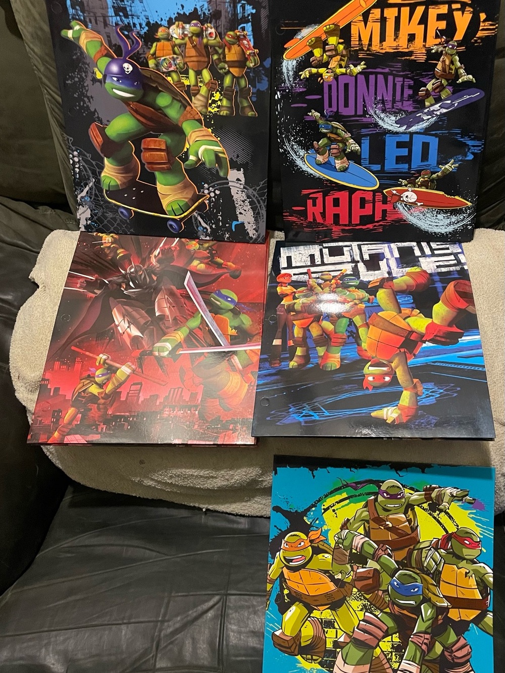 Teenage Mutant Ninja Turtles folders Multi-Color Kids folders for back to school